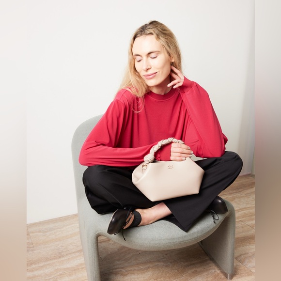 Ganni Handbags - NWT Ganni Small Bou Bag - Oyster Gray